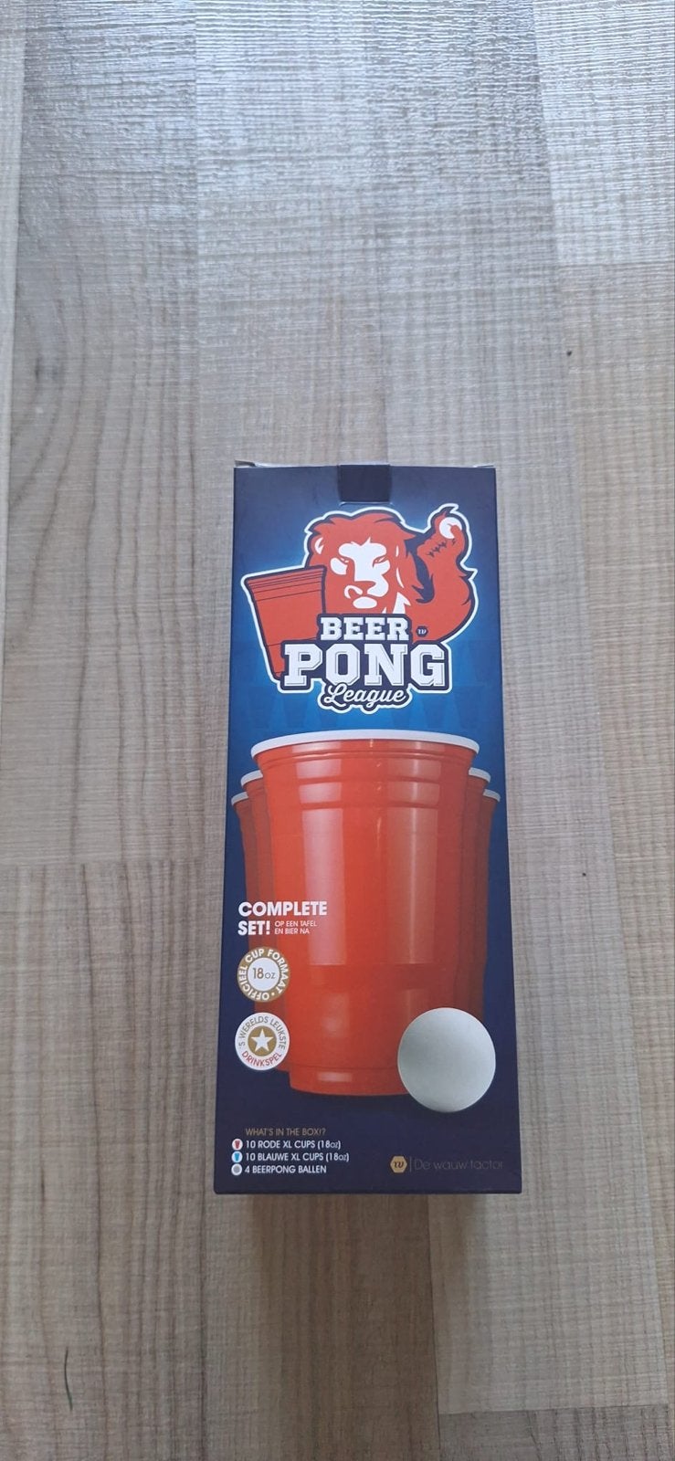 Beer Pong League - Compleet Feestspel Set, Ophalen, Zo goed als nieuw, Overige