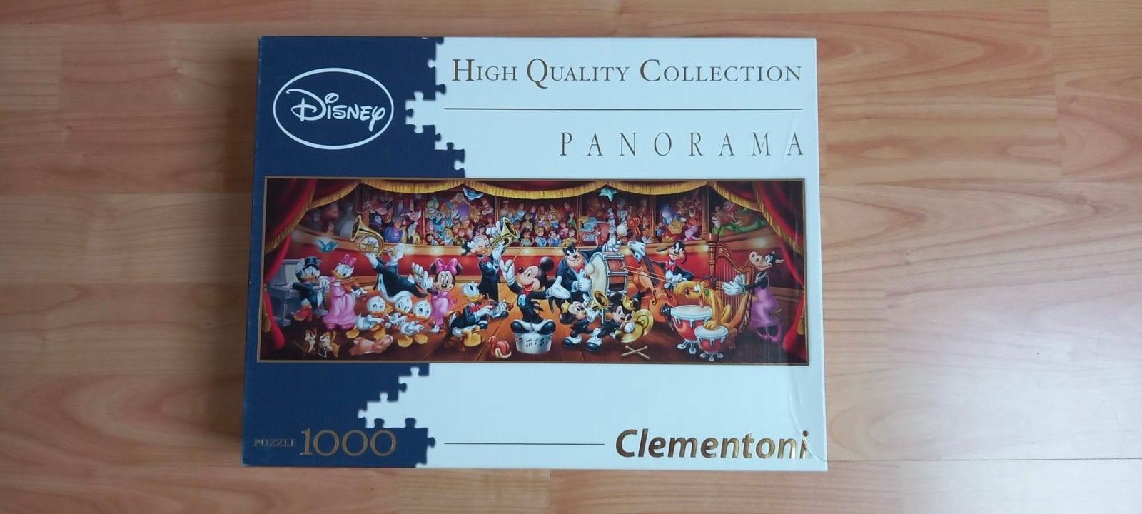 Disney Panorama Legpuzzel 1000 stukjes Clementoni, Ophalen of Verzenden, 500 t/m 1500 stukjes, Zo goed als nieuw, Legpuzzel