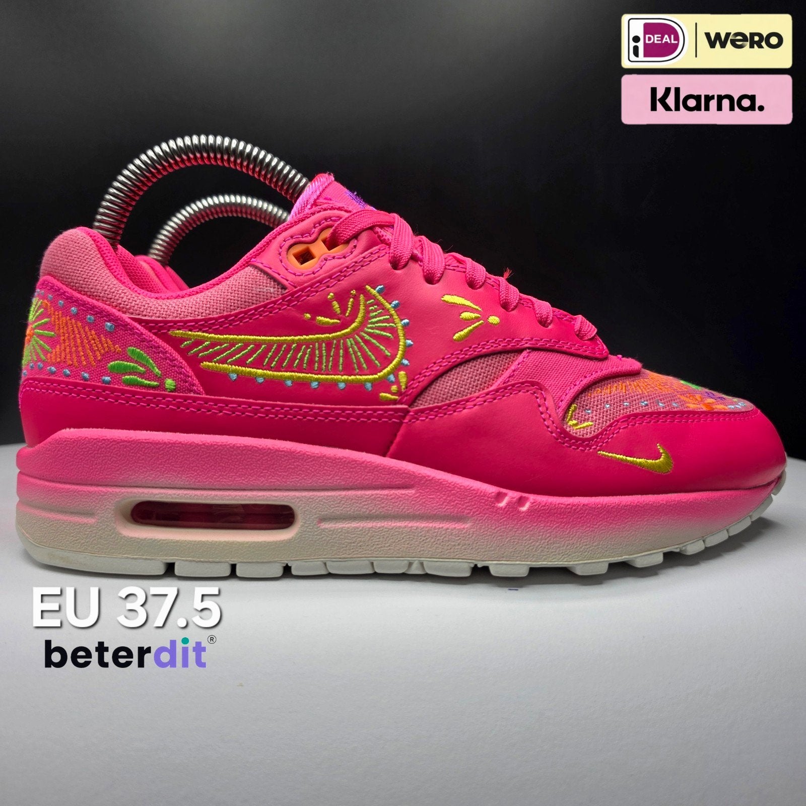 Nike Air Max 1 Premium 'Dia De Muertos' Maat: 37.5, Nieuw, Ophalen of Verzenden, Sneakers of Gympen, Nike