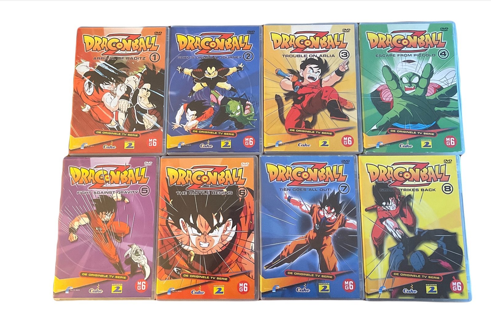 Dragon Ball Z DVD Boxset - Deel 1 t/m 8 (Engels met NL subs), Serie, Anime (Japans), Nederlands, Ophalen of Verzenden