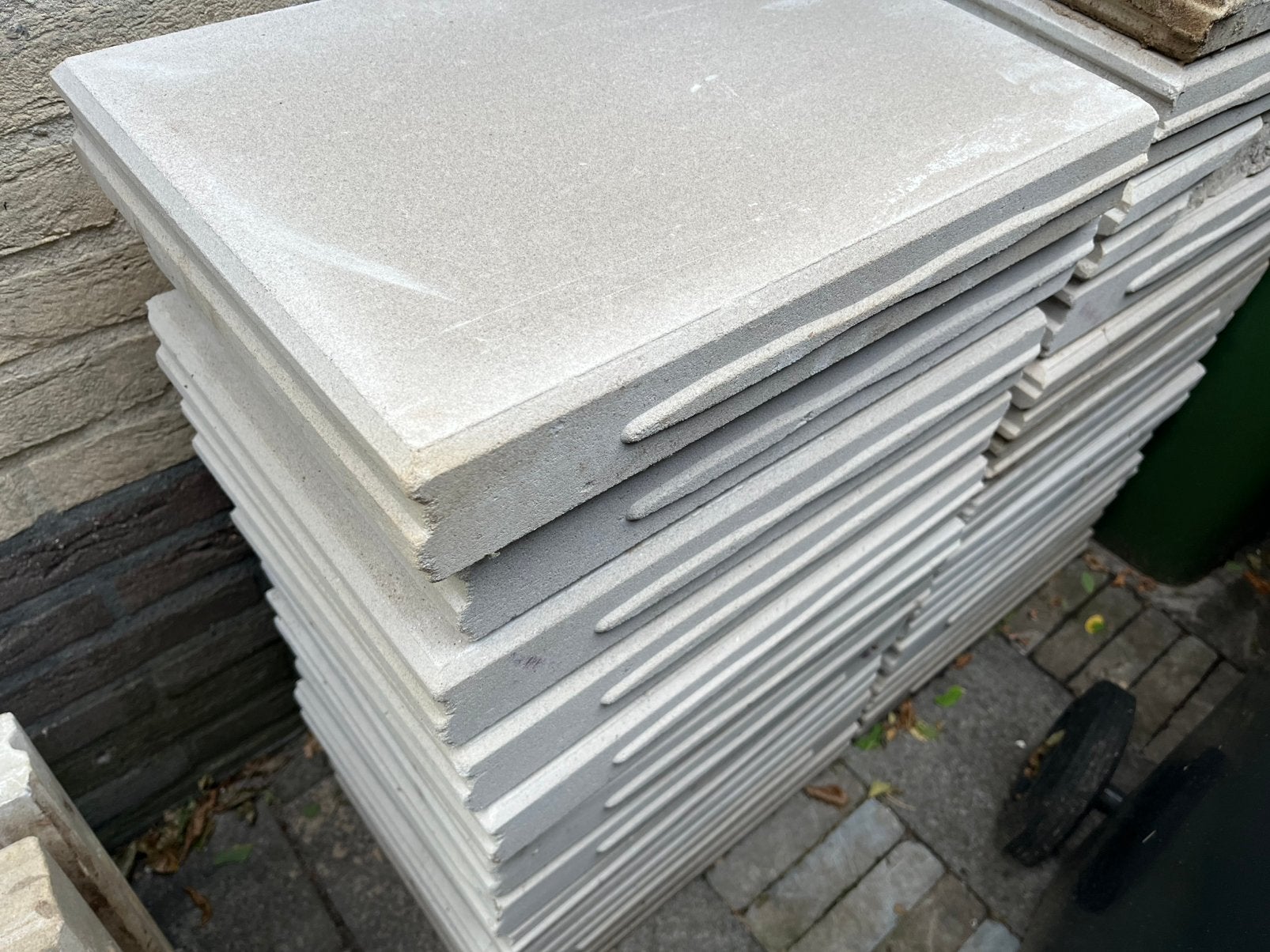 Kalkzandsteen lijmblokken 44x30x7cm, Doe-het-zelf en Verbouw, Metselstenen, Ophalen, Zo goed als nieuw, Kalkzandstenen