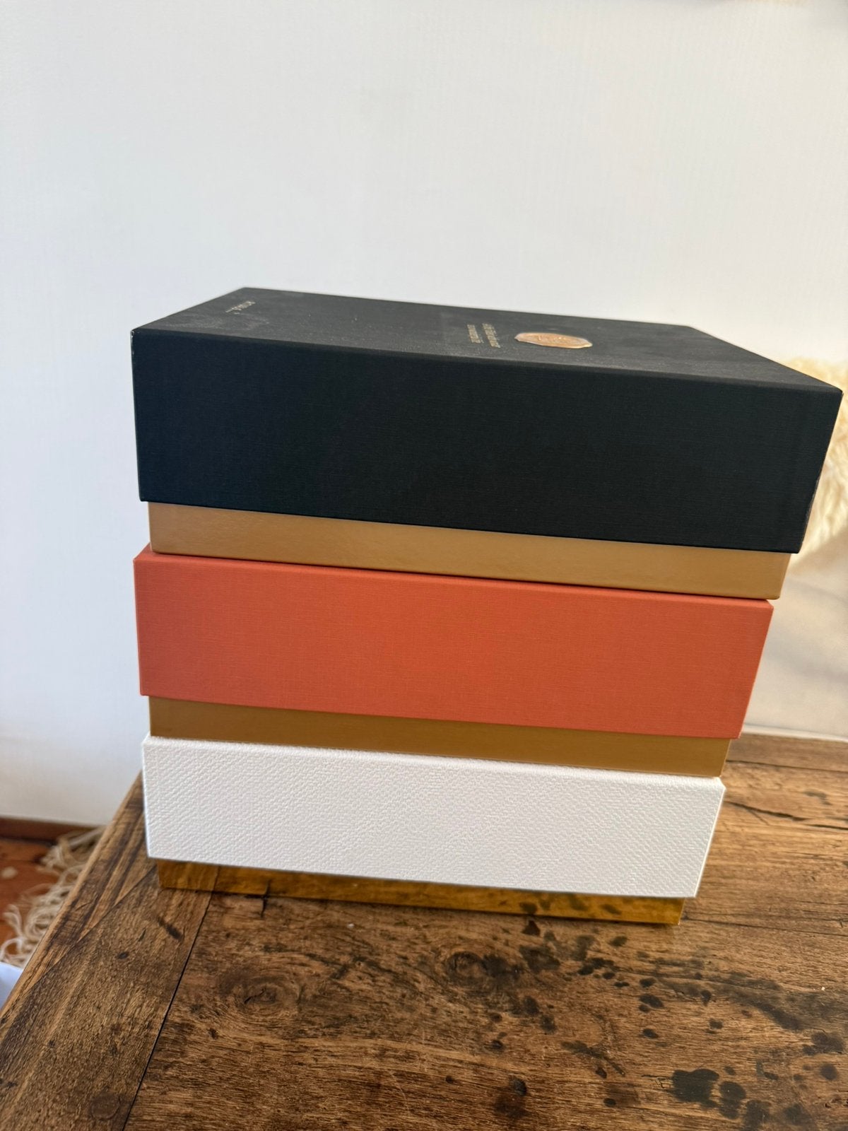Rituals zwart wit brons/oranje LEGE dozen, Ophalen of Verzenden, Zo goed als nieuw, Doos