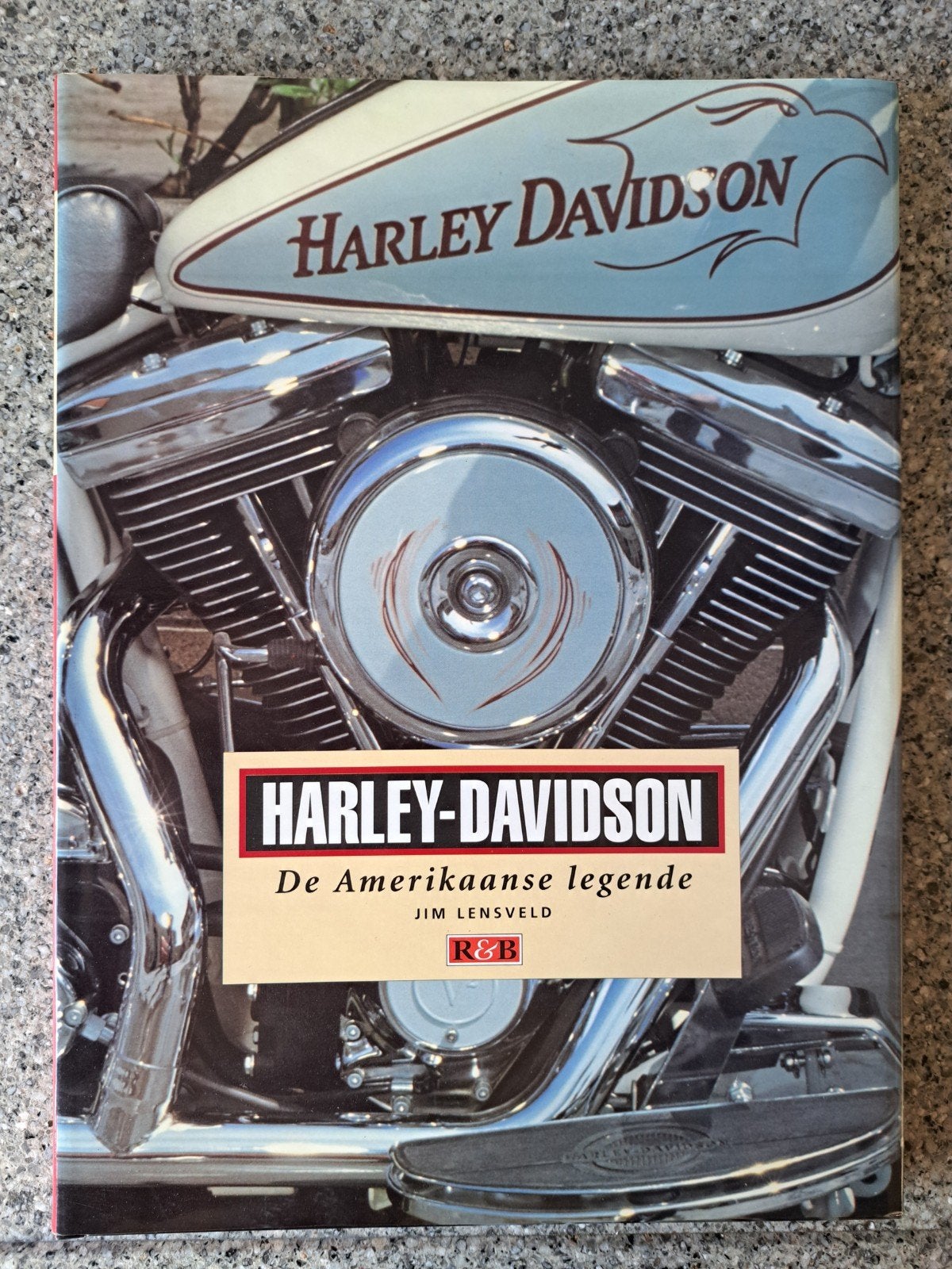 J. Lensveld - Harley-Davidson boek met prachtige plaatjes, Ophalen of Verzenden, Zo goed als nieuw