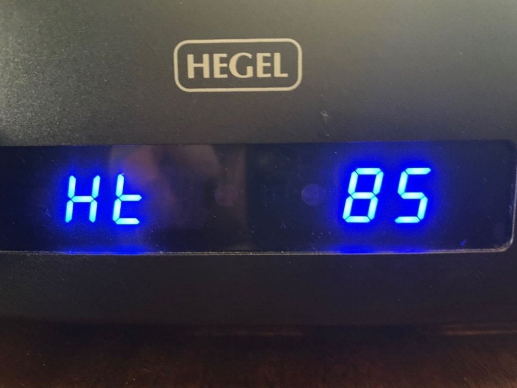 Hegel H80 versterker te koop, Audio, Tv en Foto, Versterkers en Receivers, Ophalen of Verzenden, Zo goed als nieuw, 60 tot 120 watt