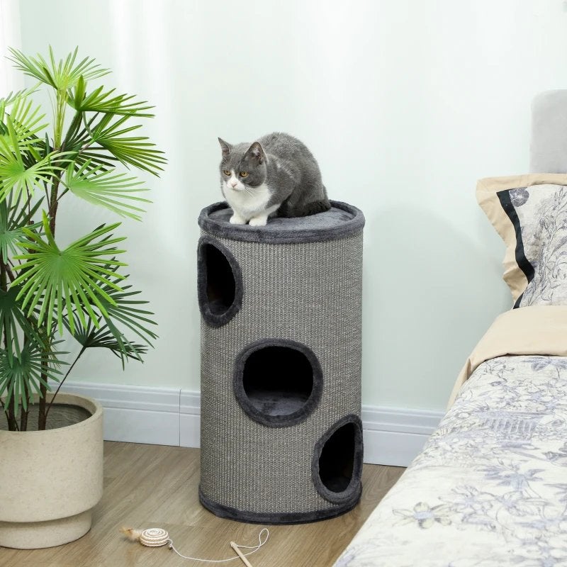 PawHut krabpaal voor katten met 3 niveaus, nieuw, Ophalen, Nieuw, Krabpaal