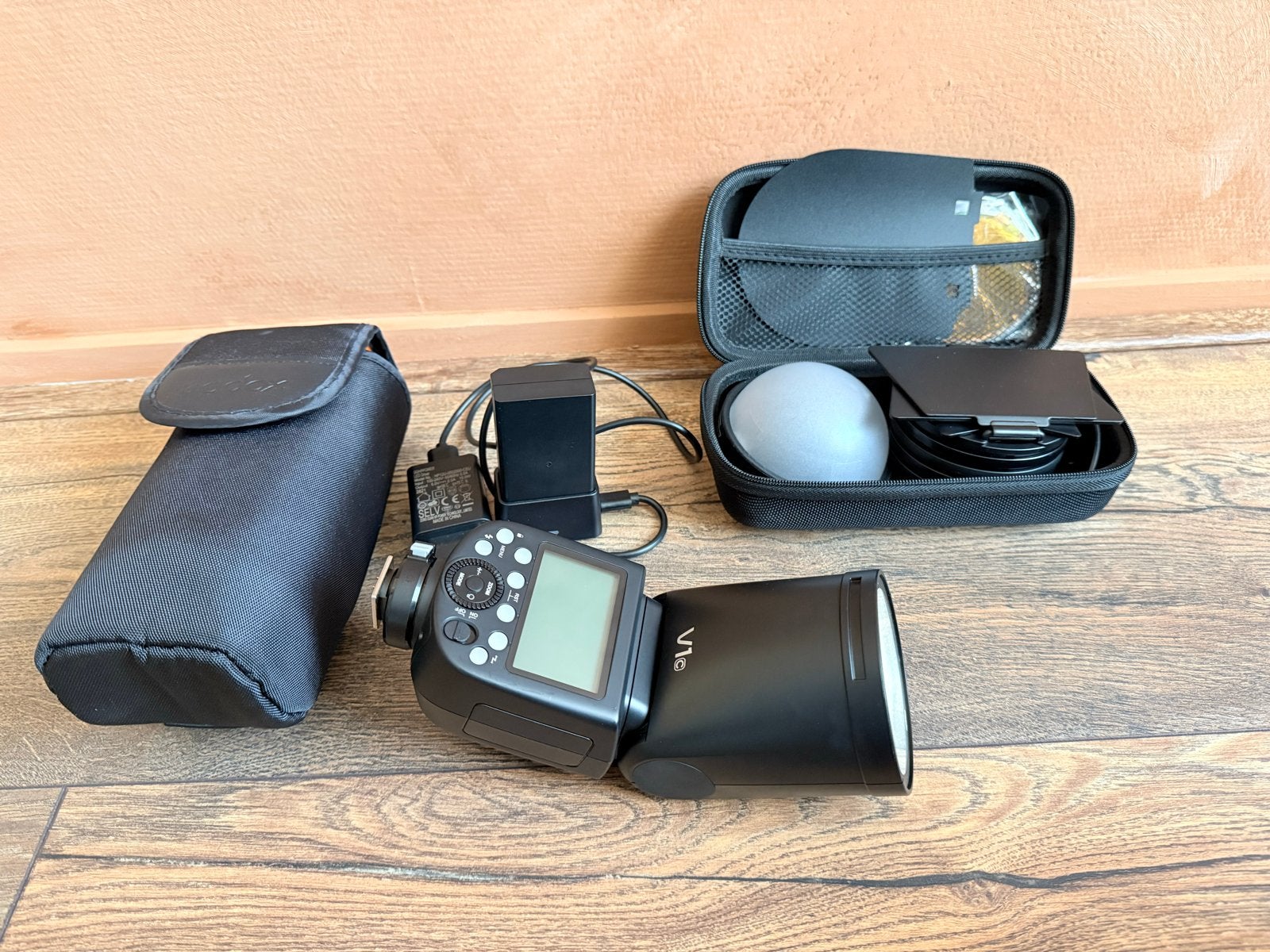 Godox Speedlite V1C flitser, Ophalen, Canon, Externe flitser, Zo goed als nieuw