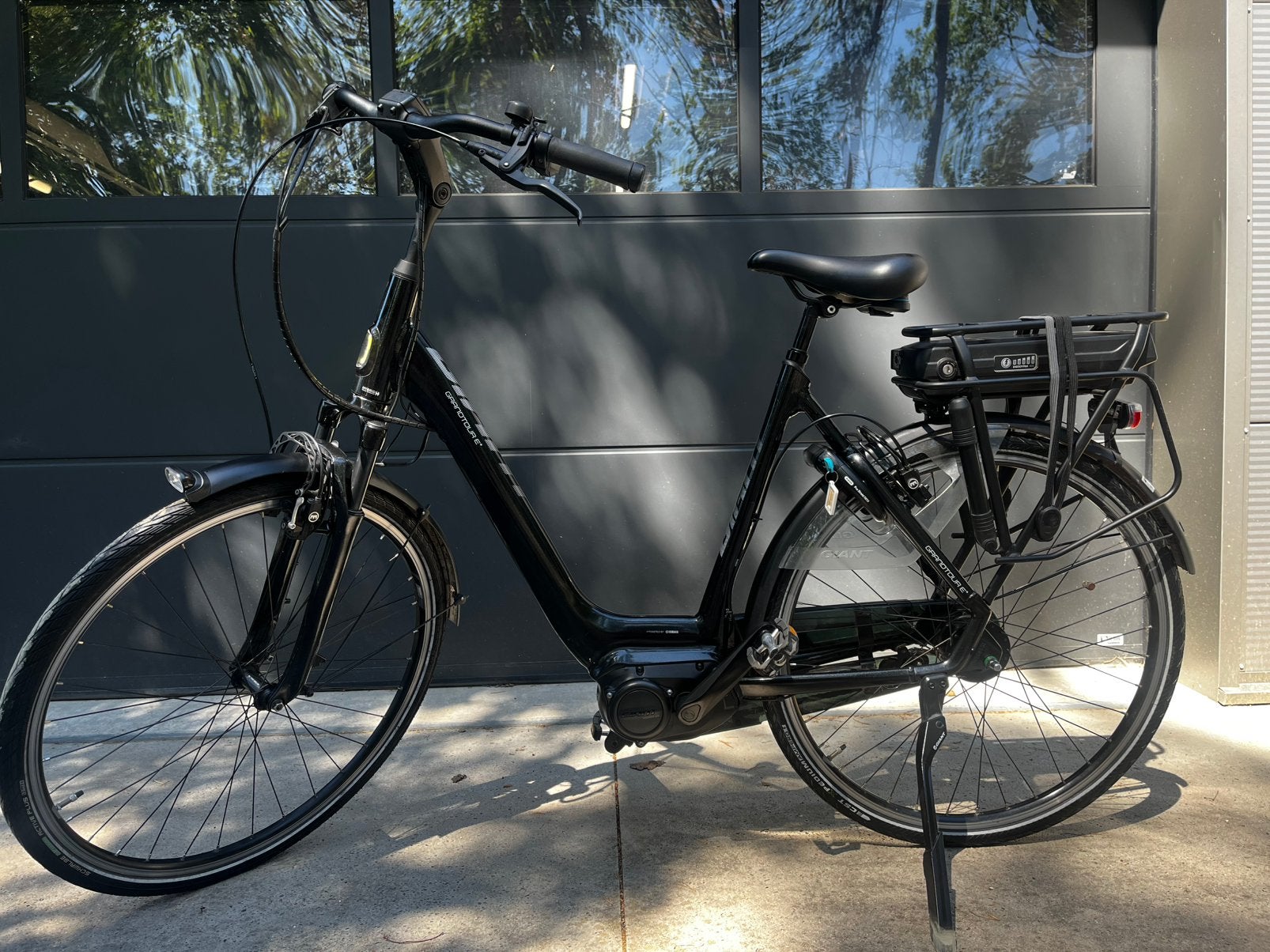 Giant GrandTour E+ 1 Dames  Maat L 400 Wh, Zo goed als nieuw, 51 tot 55 cm, 50 km per accu of meer, Ophalen