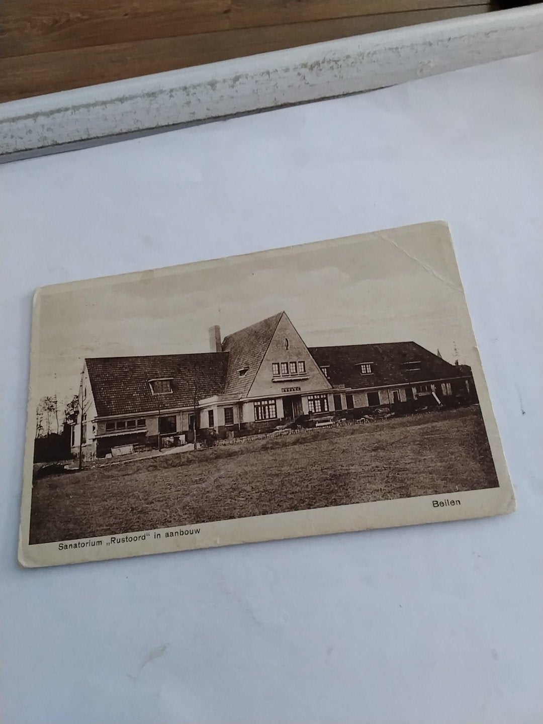 Oude Ansichtkaart Sanatorium Rustoord in aanbouw Beilen 1930, Ophalen of Verzenden, Voor 1920, Ongelopen, Drenthe