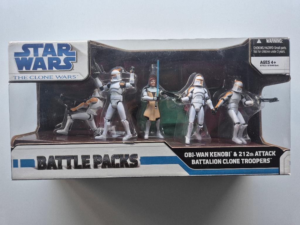 Star Wars CW 2008 Obi-Wan Kenobi & 212th Attack Battalion, Verzamelen, Star Wars, Ophalen of Verzenden, Nieuw, Actiefiguurtje