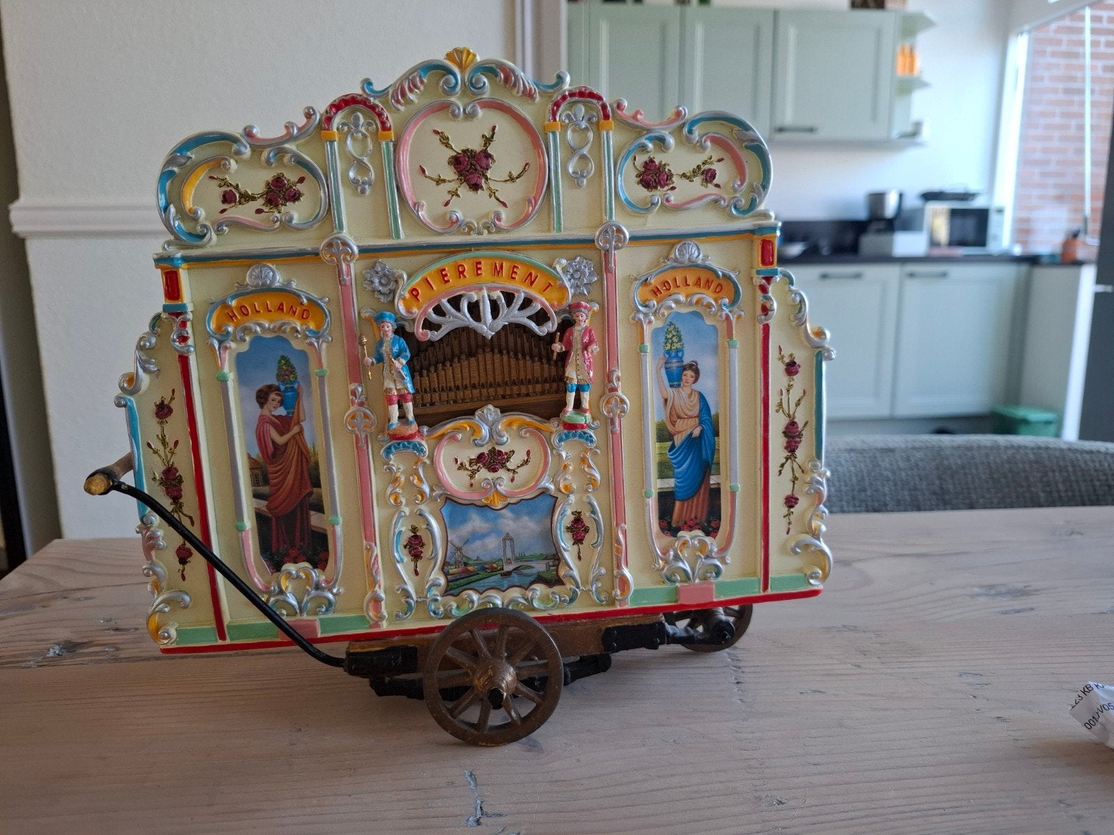 Miniatuur draaiorgel Holland, Ophalen of Verzenden, Zo goed als nieuw