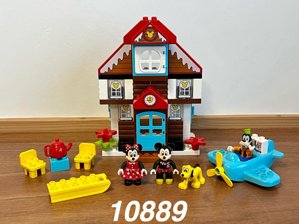 Duplo mickey s vakantiehuis 10889 (compleet) 1, Kinderen en Baby's, Speelgoed | Duplo en Lego, Ophalen of Verzenden, Zo goed als nieuw