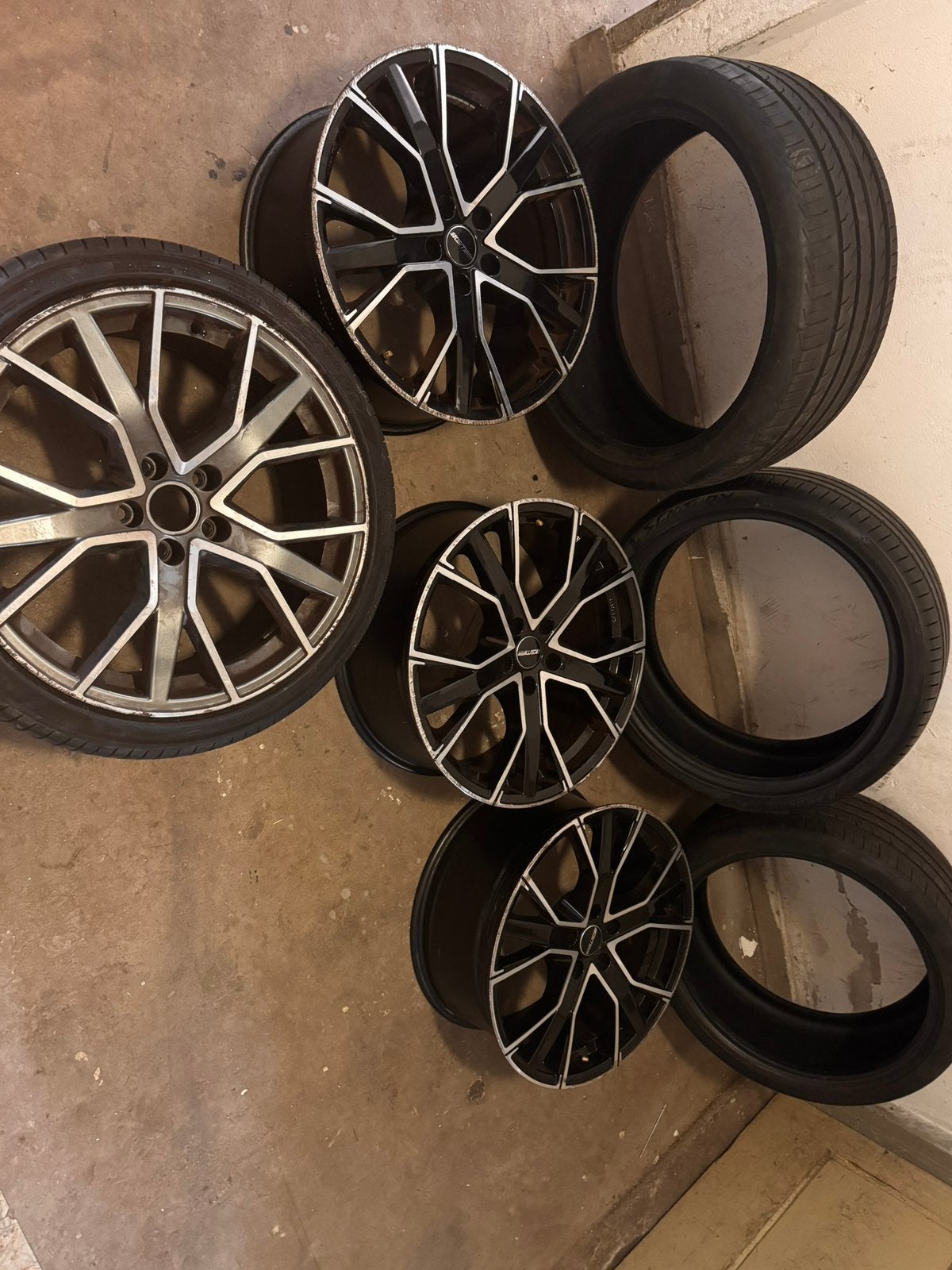 19 inch GMP Velgen met banden Audi Volkswagen enz, 19 inch, Velg(en), Ophalen of Verzenden, 235 mm