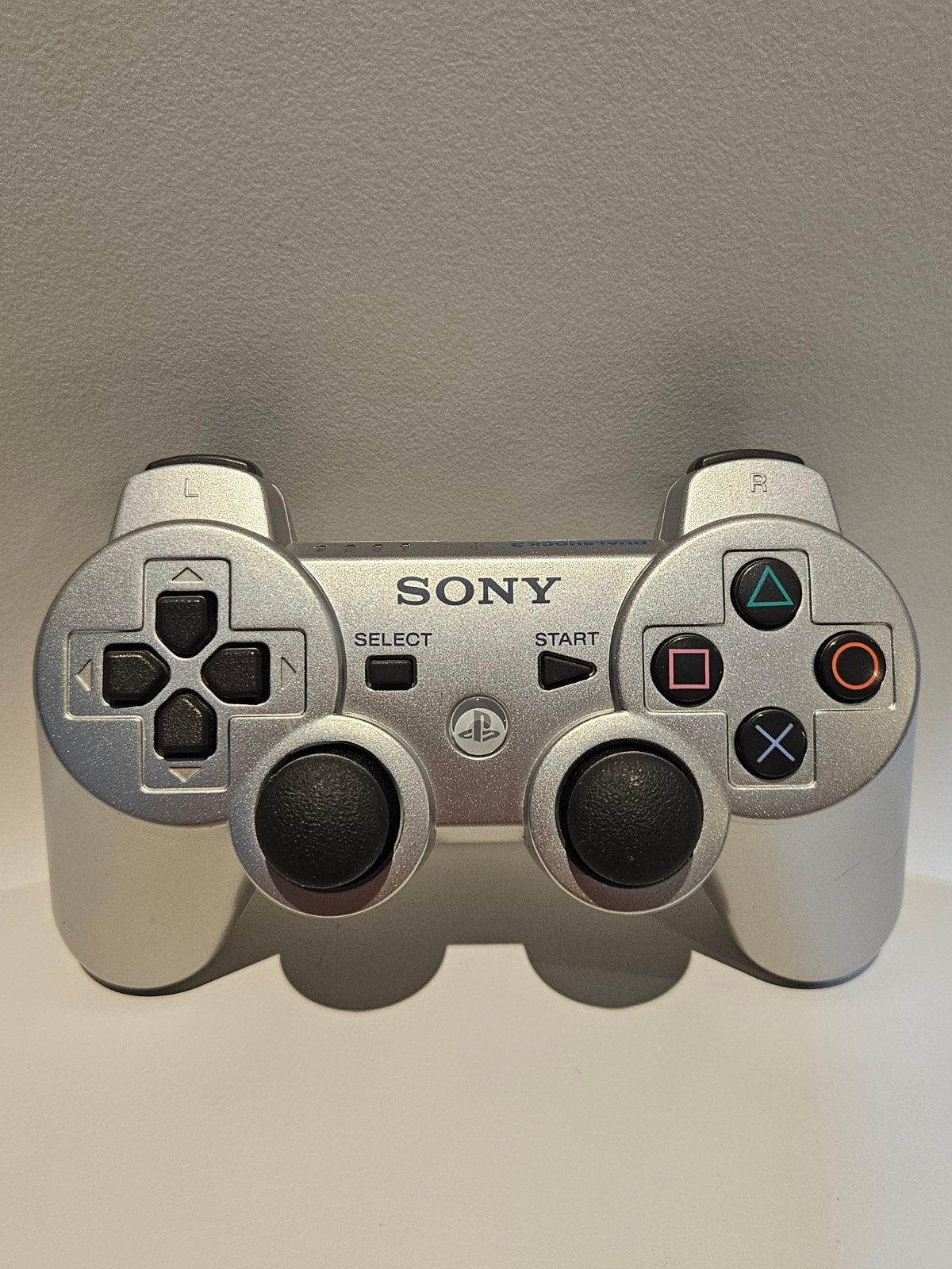 Sony PS3 Satin Silver controller, PlayStation 3, Ophalen of Verzenden, Zo goed als nieuw, Controller