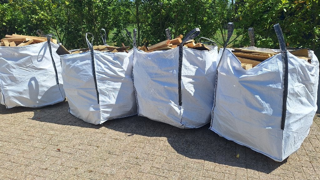 Gratis af te halen 4 x big bag stookhout, 3 tot 6 m³, Ophalen