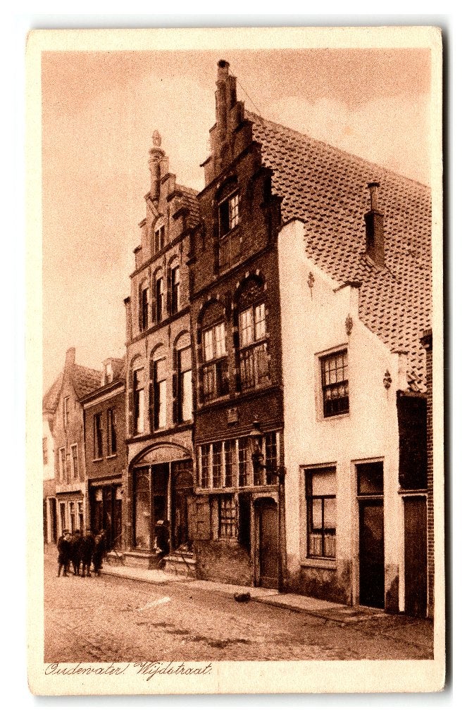 Oudewater, Wijdstraat, Ophalen of Verzenden, 1920 tot 1940, Ongelopen, Utrecht