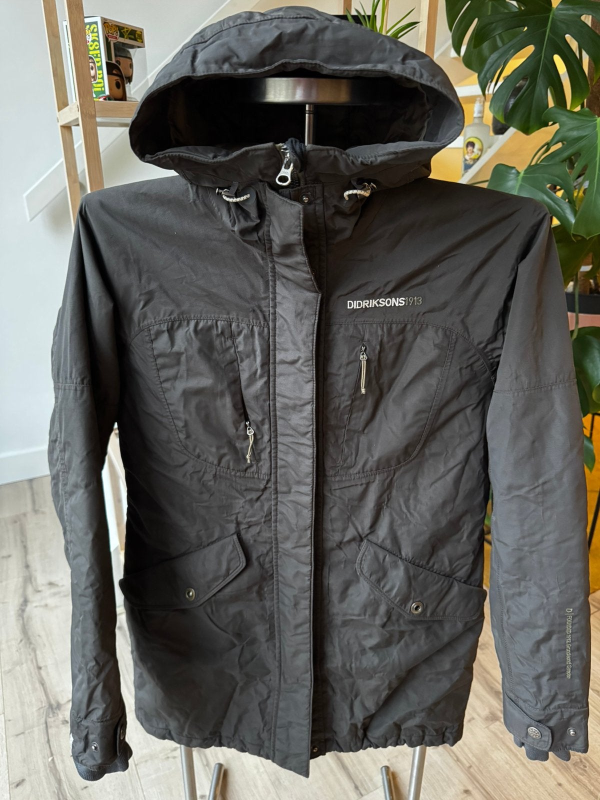 Winter Jacket by Didriksons/ Brown, Kleding | Dames, Bruin, Ophalen of Verzenden, Zo goed als nieuw, Maat 36 (S)