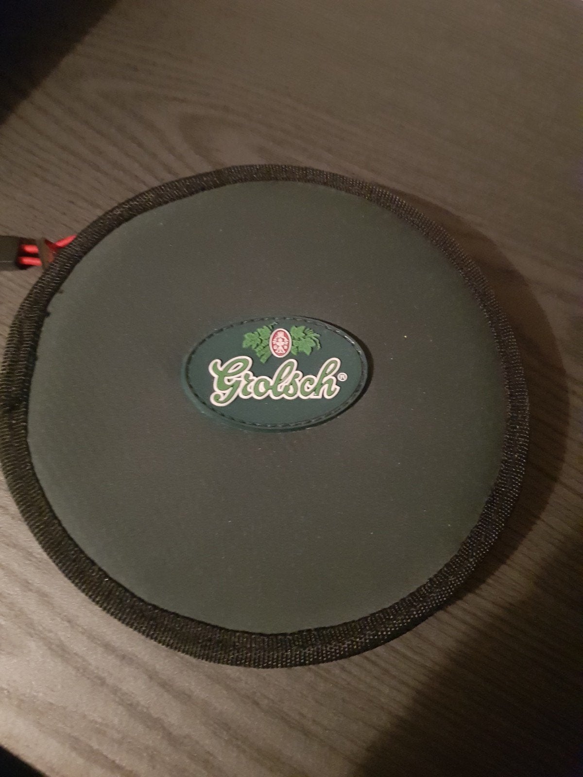 Grolsch CD/DVD opbergmap voor 20 schijfjes, Ophalen of Verzenden, Gebruikt, Groen, Textiel