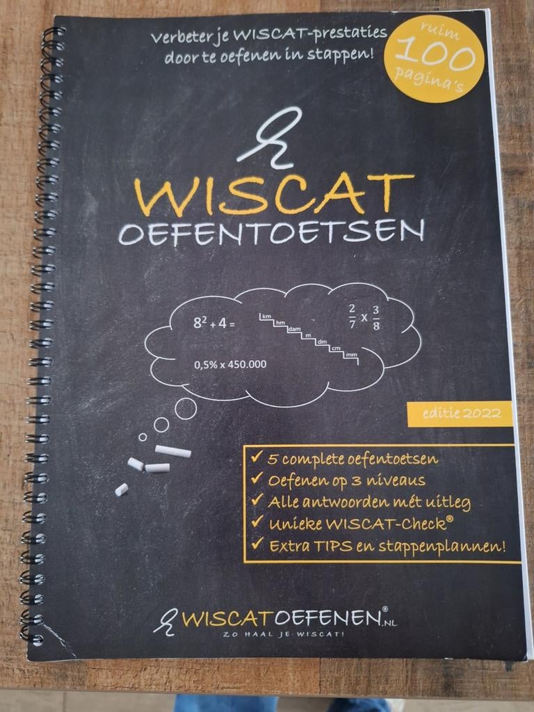 Wiscat training oefentoetsen in goede staat., Boeken, Ophalen of Verzenden, Zo goed als nieuw, Internet of Webdesign