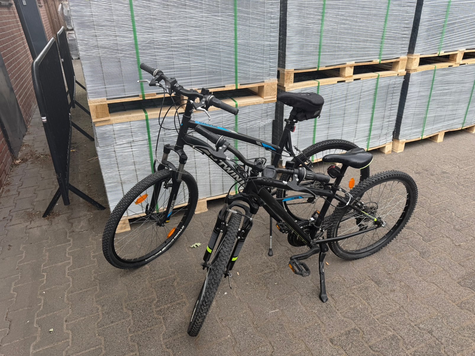 Set van 2 B'TWIN Mountainbikes (Rockrider 340 + kind model), Zo goed als nieuw, 53 tot 57 cm, Ophalen, Overige merken