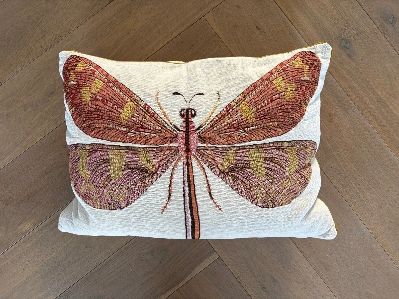 Sissy-Boy Sierkussen Libelle Rood 45x60 cm, Overige merken, Met print, Ophalen of Verzenden, Zo goed als nieuw