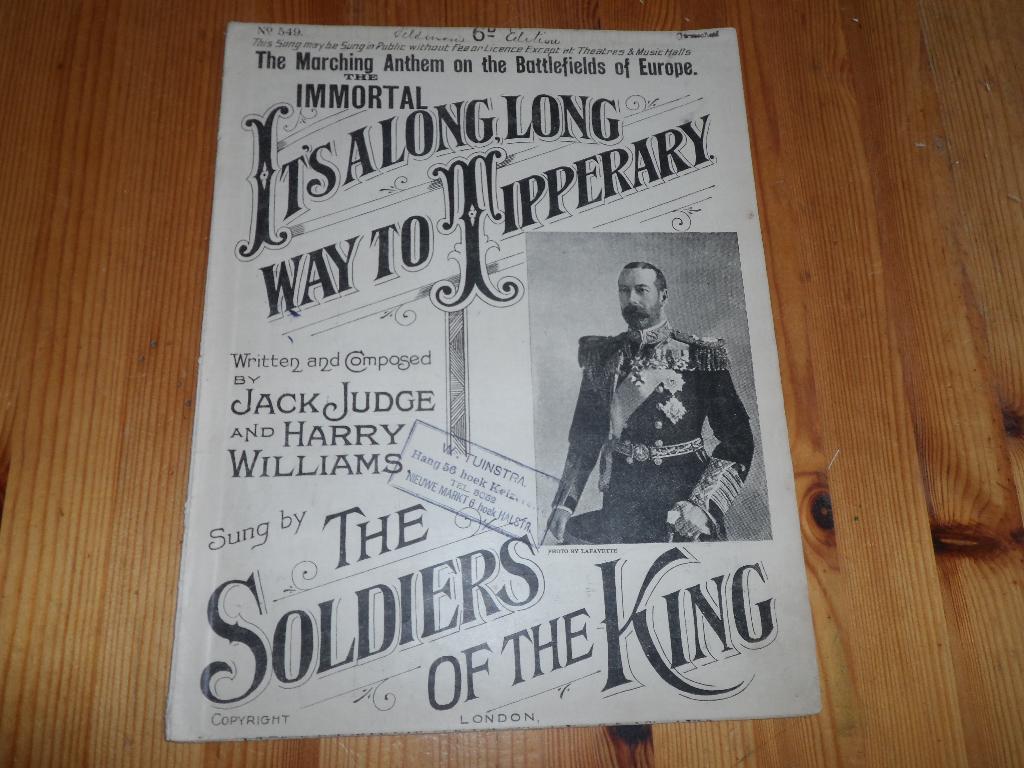 It's a long long way to tipperary - jack judge, Zang, Gebruikt, Ophalen of Verzenden, Artiest of Componist