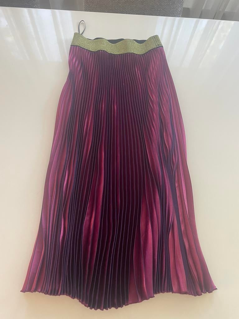 Silvian Heach lange metallic rok, cyclaam, maat XS/S, NIEUW, Kleding | Dames, Nieuw, Ophalen of Verzenden, Roze, Maat 36 (S)