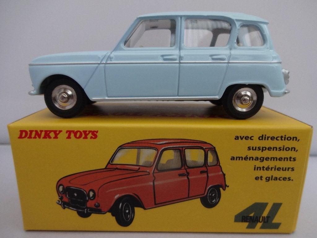 Renault 4L licht blauw nr: 518 van Dinky Toys 1:43, Ophalen of Verzenden, Nieuw, Auto, Dinky Toys
