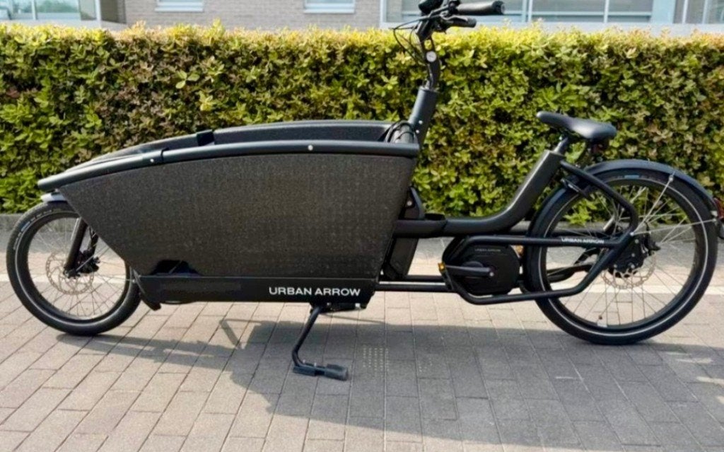 Mooie en goed onderhouden bakfiets zonder schade, Elektrisch, Zo goed als nieuw, 2 kinderen, Schijfrem