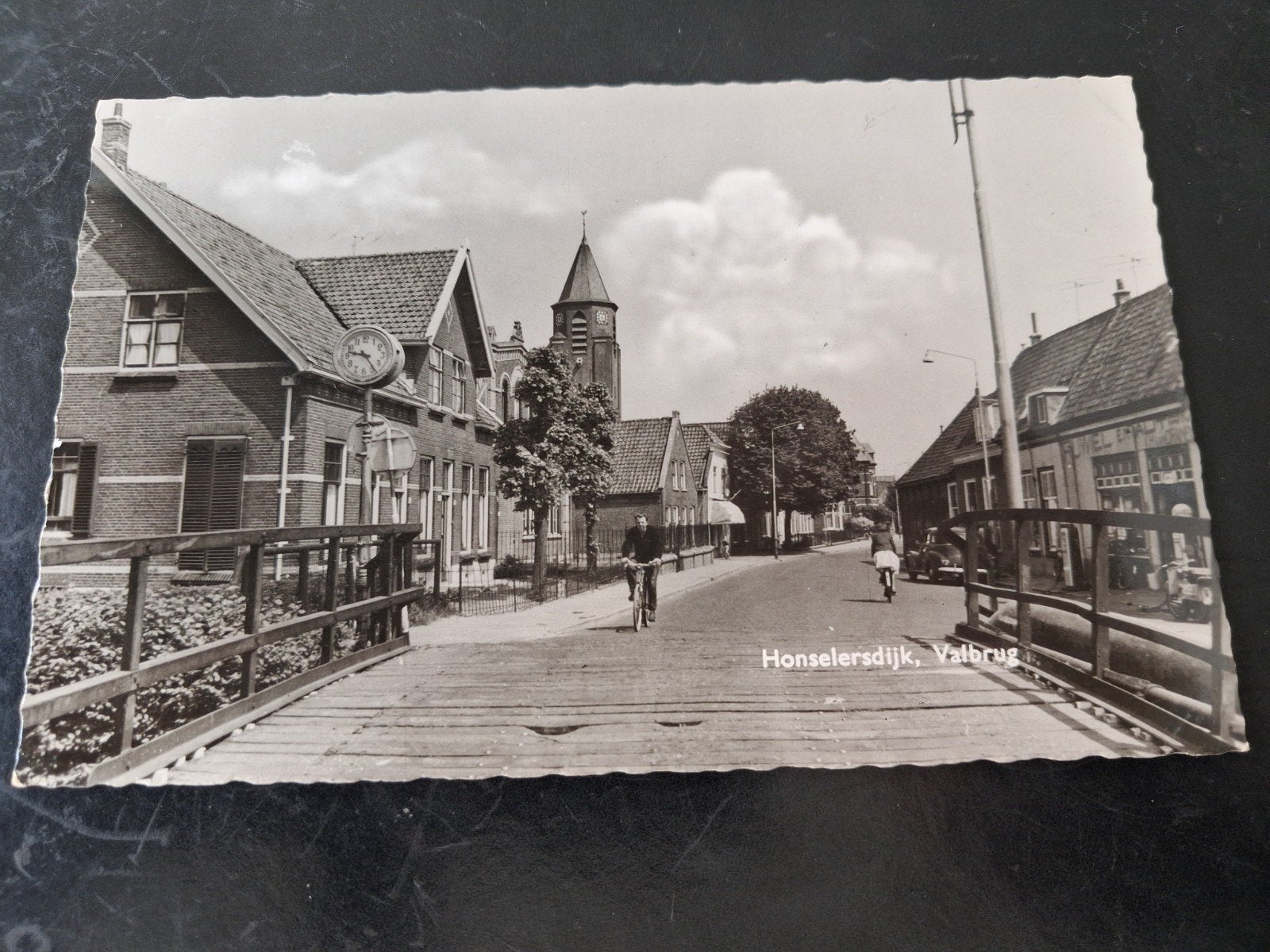 Prachtige oude ansichtkaart van Honselersdijk, Verzamelen, Ophalen of Verzenden