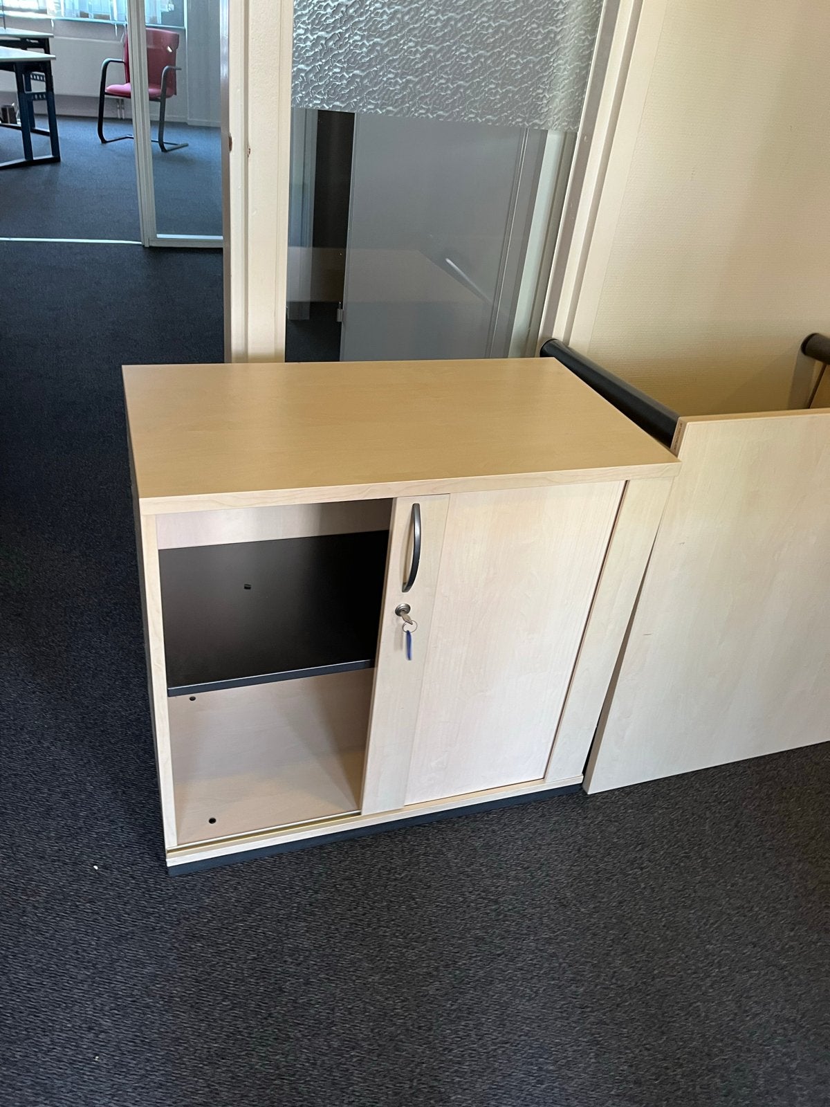 Opbergkast met schuifdeur - 80x44x75 cm, Huis en Inrichting, Kasten | Overige, Ophalen, Gebruikt