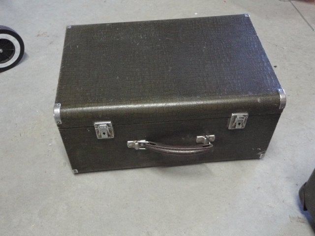 oude koffer, Ophalen of Verzenden, Gebruikt, Hard kunststof, Minder dan 50 cm