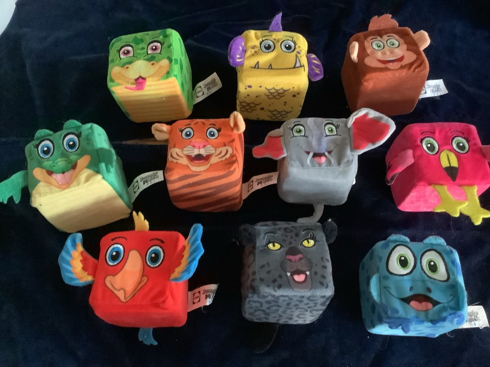 Complete set Lidl jungle knuffels - Steun KIKA!, Lidl, Overige karakters, Overige typen, Ophalen of Verzenden