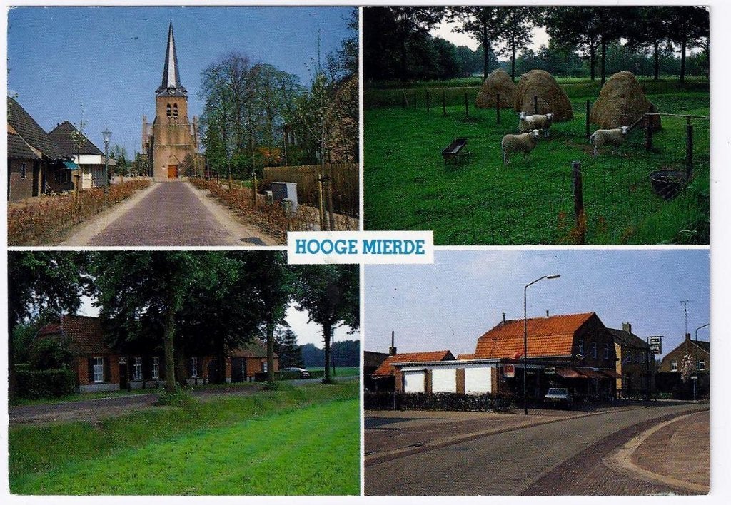 X265 Gelopen ansichtkaart hooge mierde, Verzamelen, Ansichtkaarten | Nederland, Ophalen of Verzenden, 1960 tot 1980, Gelopen