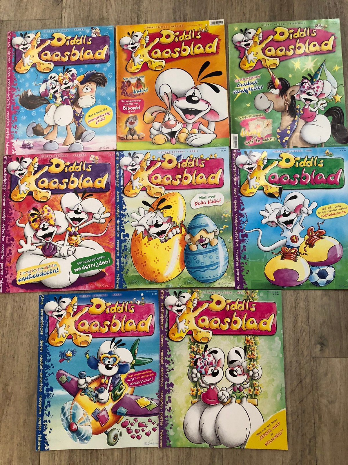 Diddl Kaasblad, Ophalen of Verzenden, Diddl, Zo goed als nieuw, Papier, Kaart of Schrift