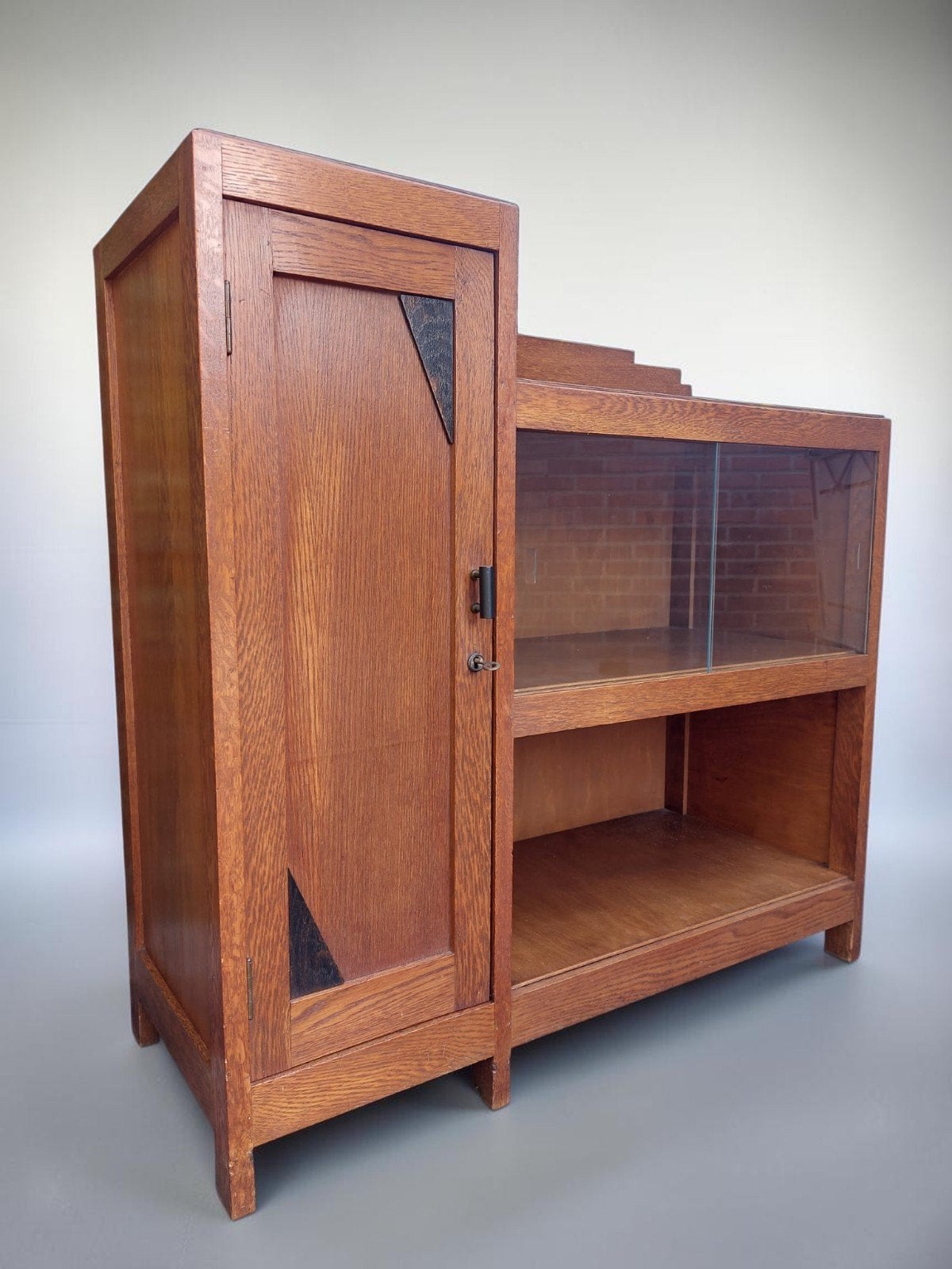 Antiek kastje boekenkastje kastje art deco, Ophalen