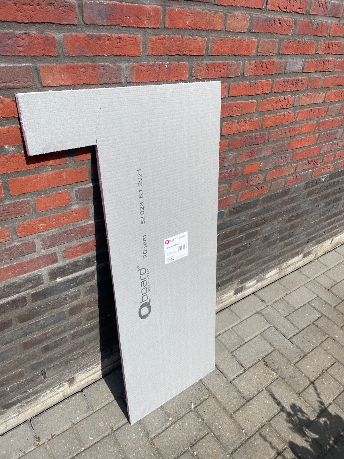 Qboard bouwplaat 20 mm - 120x43cm, Ophalen, Nieuw, Overige materialen, 20 tot 50 mm