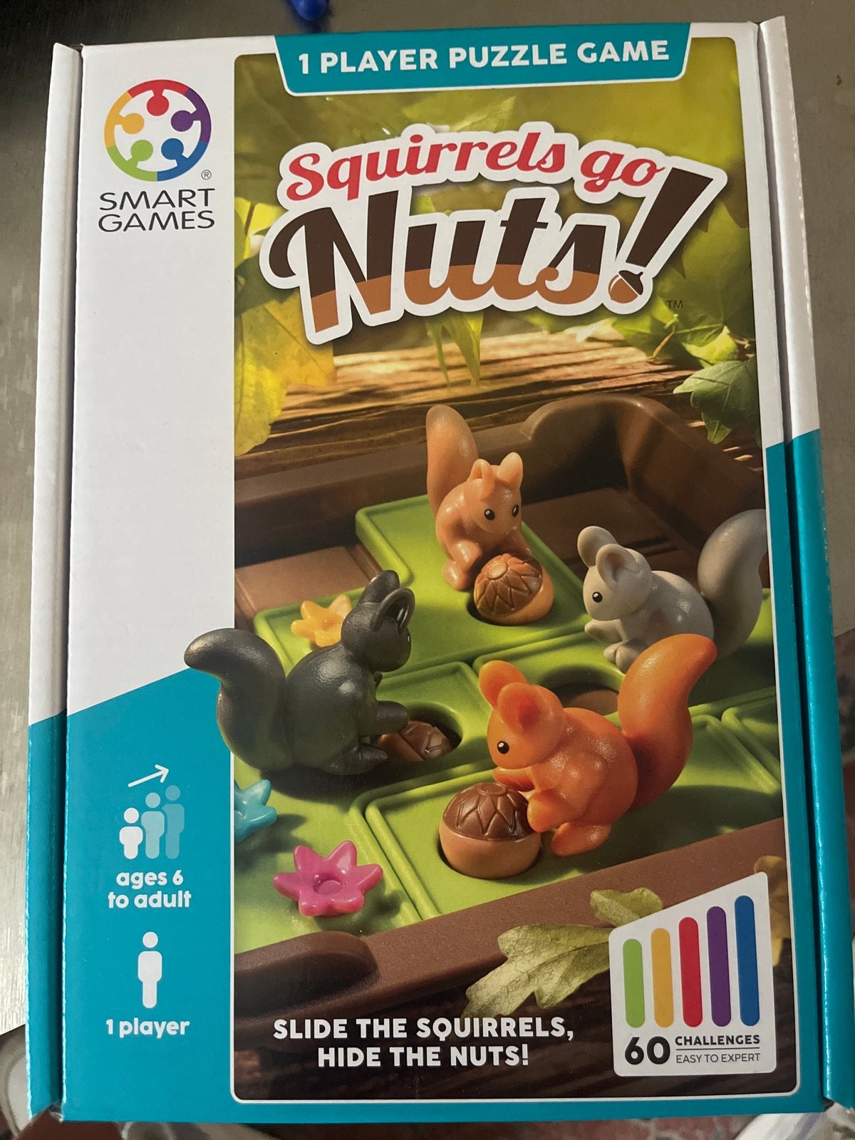 SmartGames Squirrels Go Nuts! puzzelspel nieuw in doos, Een of twee spelers, Ophalen of Verzenden, Nieuw
