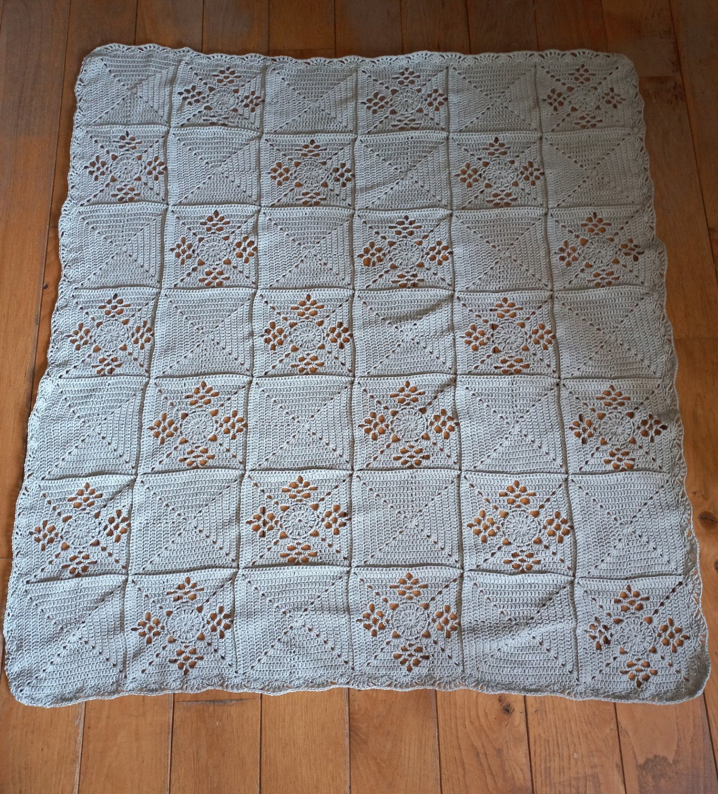 Nieuwe gehaakte deken, 113 x 135 cm, Ophalen of Verzenden, Nieuw