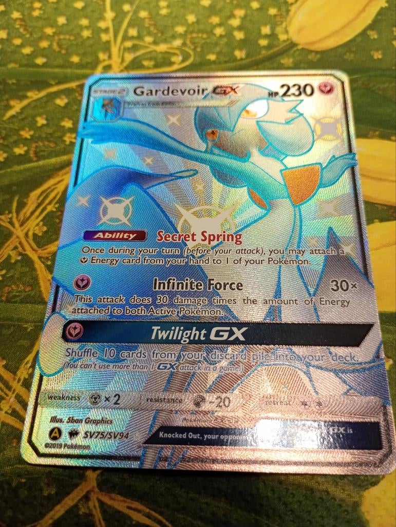 Gardevoir GX SV75/SV94 Shiny Full Art Pokémon Kaart, Ophalen of Verzenden, Nieuw, Losse kaart, Foil