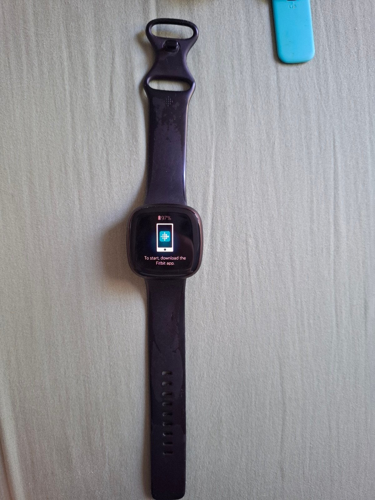 Fitbit Versa 3 - Goede staat met extra's, Ophalen of Verzenden, Zo goed als nieuw, Fitbit