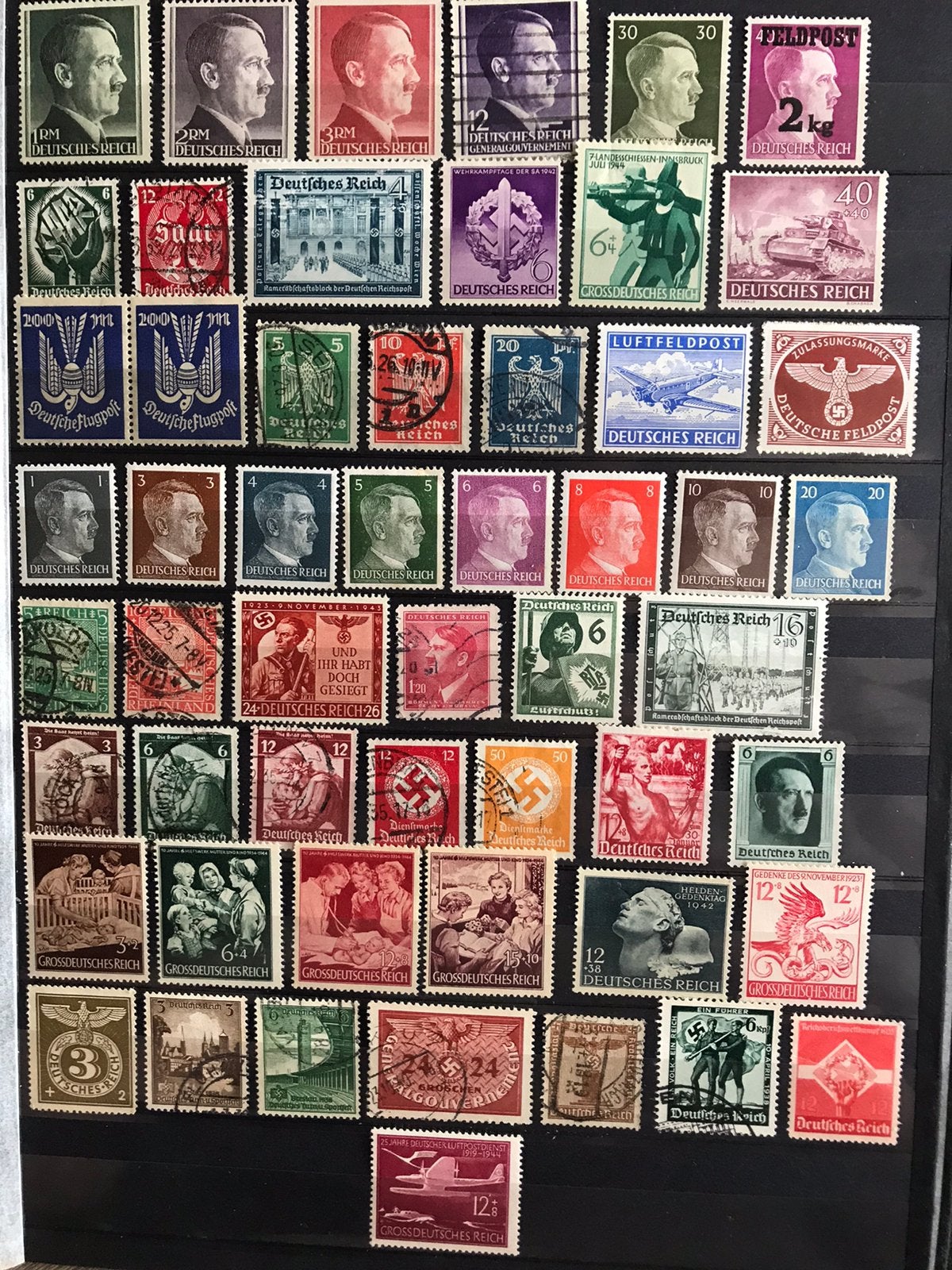 Kavel propaganda zegel nazi Duitsland WO2 periode, Verzamelen, Militaria | Tweede Wereldoorlog, Ophalen of Verzenden, Overige soorten