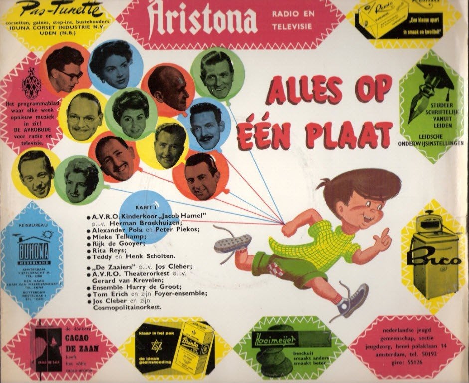 Diverse Reclame LP's vinyl -Los te koop Aristona etc, Verzamelen, Merken en Reclamevoorwerpen, Ophalen, Gebruikt, Overige typen