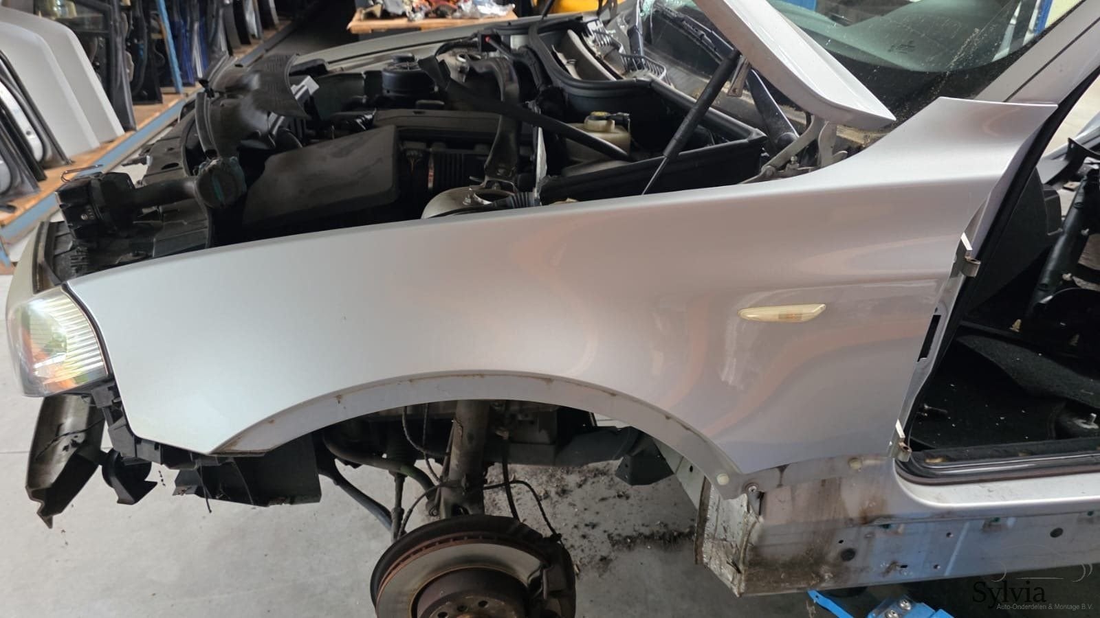 Voorscherm Spatbord Links BMW X3 E83 Titansilber metallic 35, Gebruikt, -, -, Ophalen of Verzenden