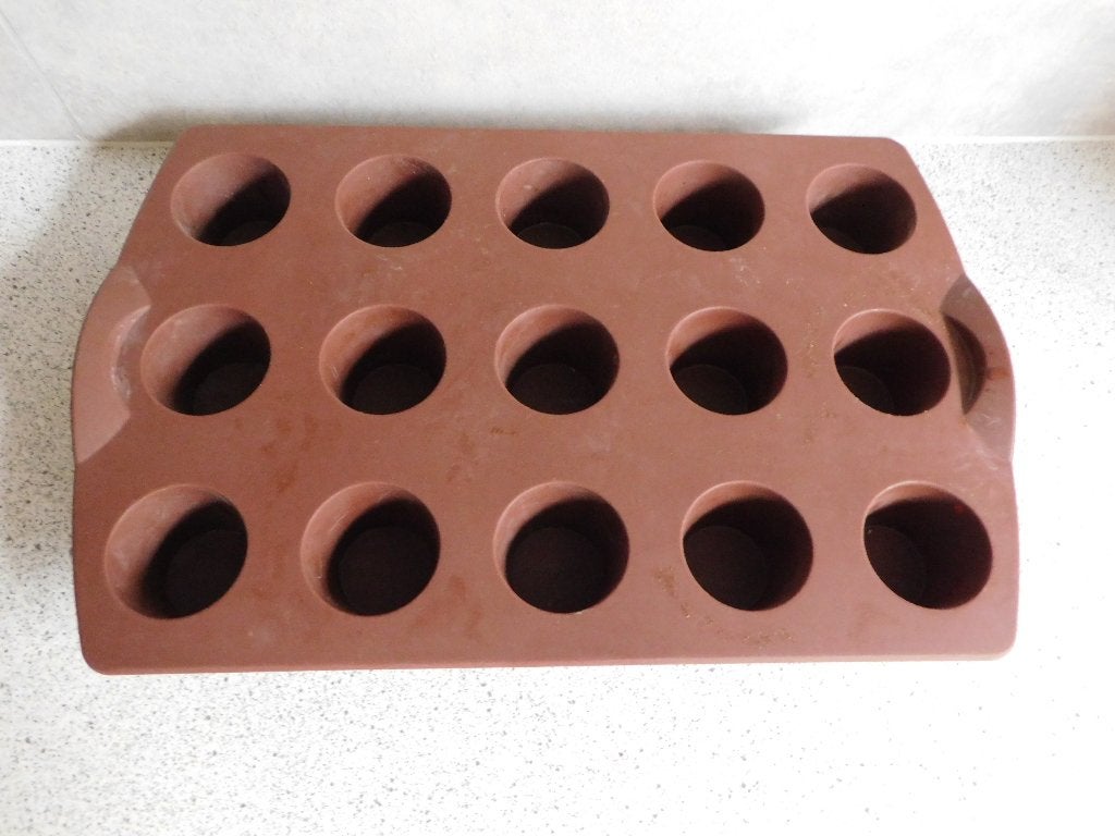 Tupperware Multi Flex Vorm Mini Muffin Bruin, Geschikt voor vriezer, Bruin, Ophalen of Verzenden, Zo goed als nieuw