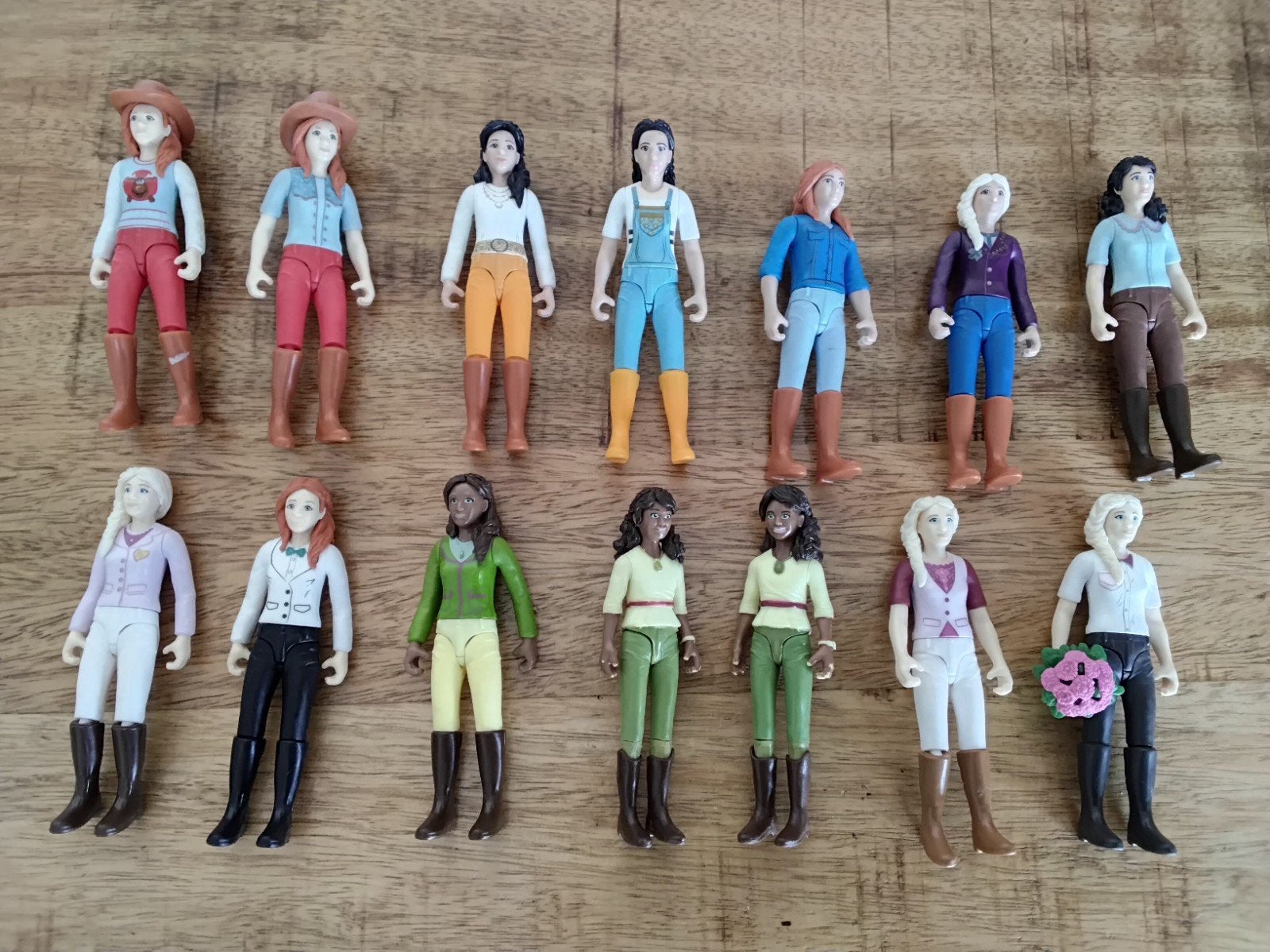 Schleich beweegbare poppetjes., Ophalen of Verzenden, Zo goed als nieuw