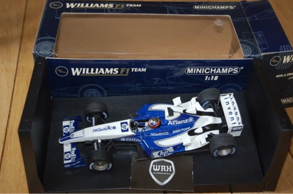 1:18 WILLIAMS F1 FW25 MONTOYA Minichamps in doos WRH, Verzenden, Zo goed als nieuw, Auto, MiniChamps