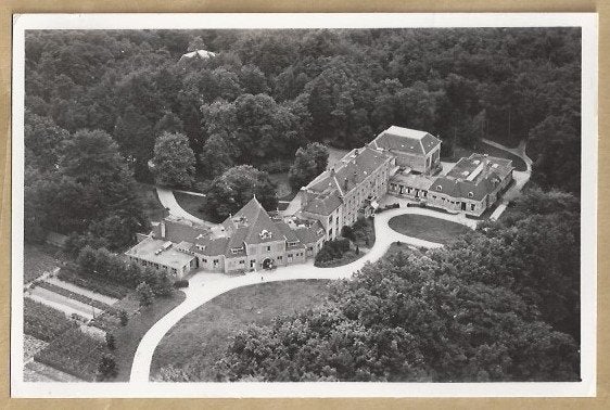 Ansichtkaart "AMSTERDA" Vacantie- en Herstellingsoord Laag S, Verzamelen, Ophalen of Verzenden, 1940 tot 1960, Gelopen, Gelderland