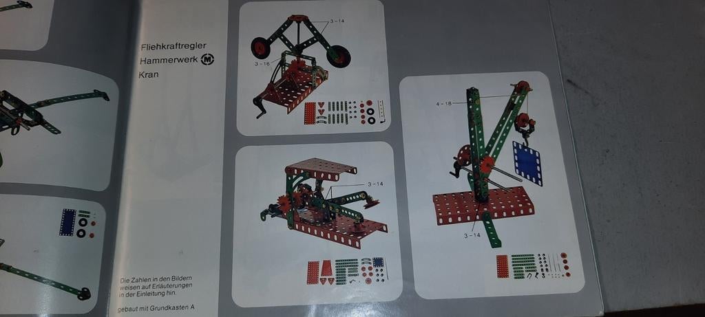 Marklin metall mecano boek, Ophalen of Verzenden