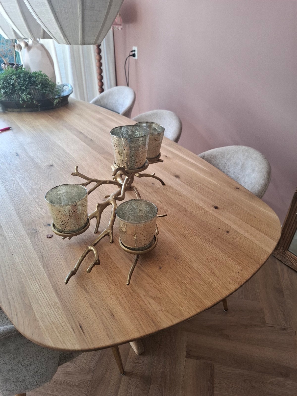 Supergave Goudentak met vaasjes !!!!!, Huis en Inrichting, Ophalen