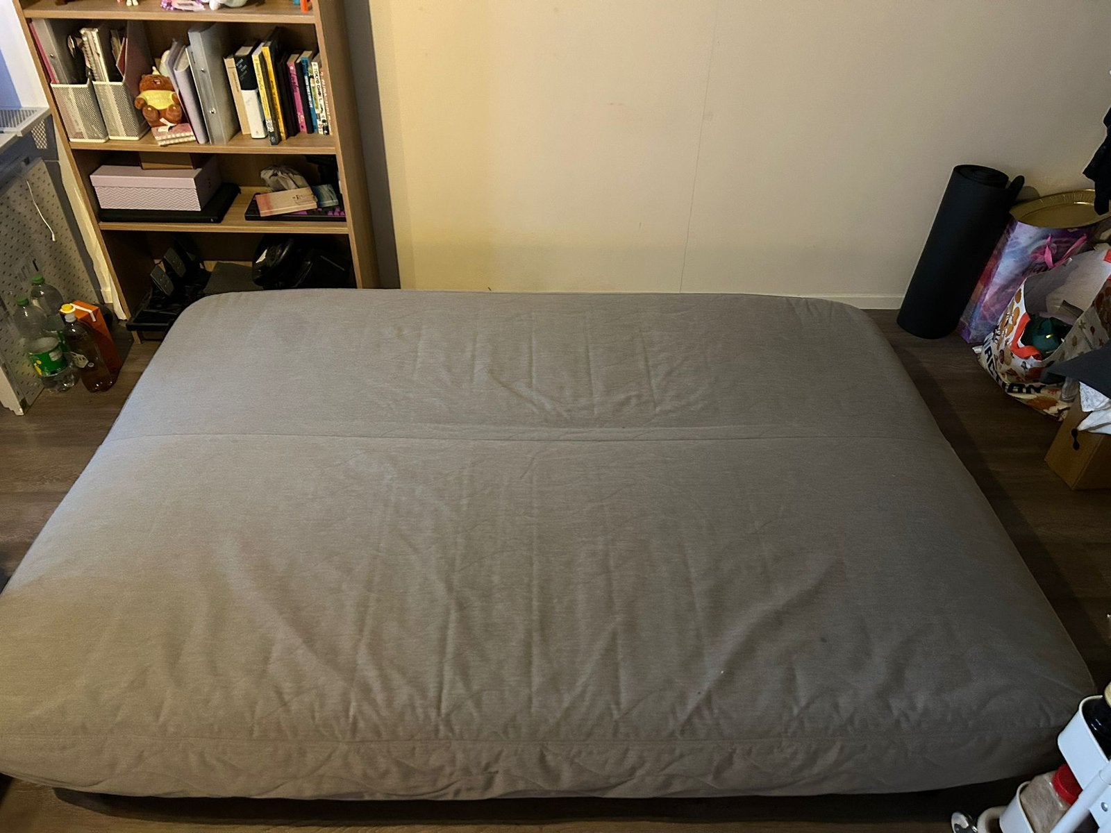 Slaapbank NYHAMN met hoesje 140 x 200, Ophalen, Tweepersoons, 140 cm, Zo goed als nieuw